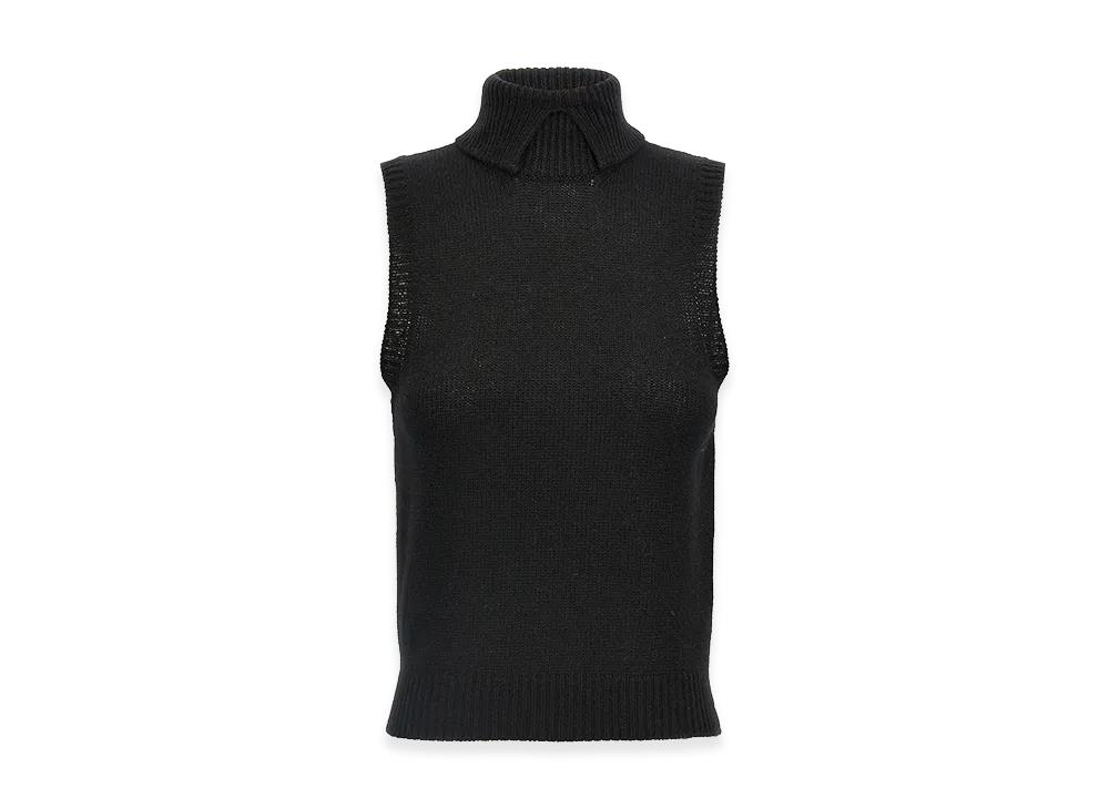 PRADA Women's Cashmere Vest "Black"