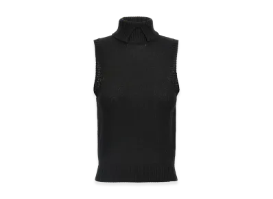 PRADA Women's Cashmere Vest "Black"
