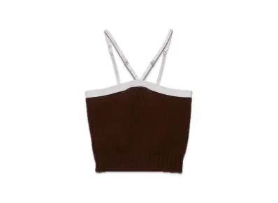 PRADA Cashmere x Wool Top "Dark Brown"