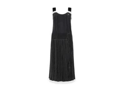 PRADA Women's Printed Silk Dress "Black"
