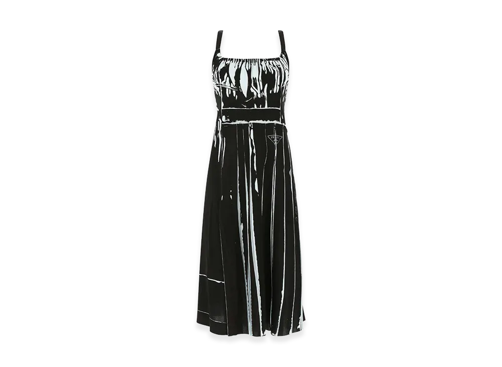 PRADA Women's Stretch Viscose Dress "Printed"