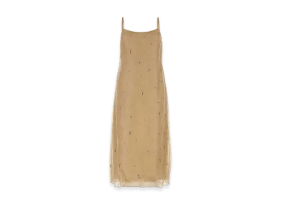 PRADA Women's Organza Dress "Beige"