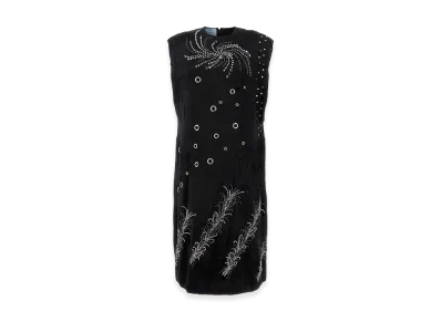 PRADA Women's Velvet Dress "Black"