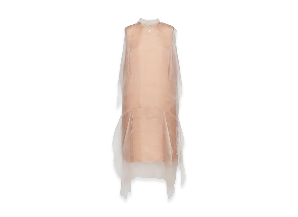 PRADA Women's Technical Voile Dress "Blush"
