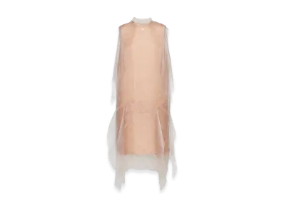 PRADA Women's Technical Voile Dress "Blush"