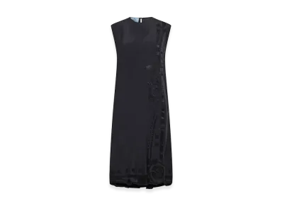 PRADA Women's Silk Dress "Black"