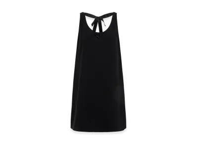 PRADA Women's Sable Bow Dress "Black"