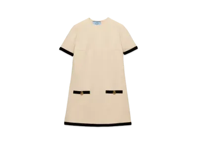 PRADA Women's Sable Mini Dress "Natural"