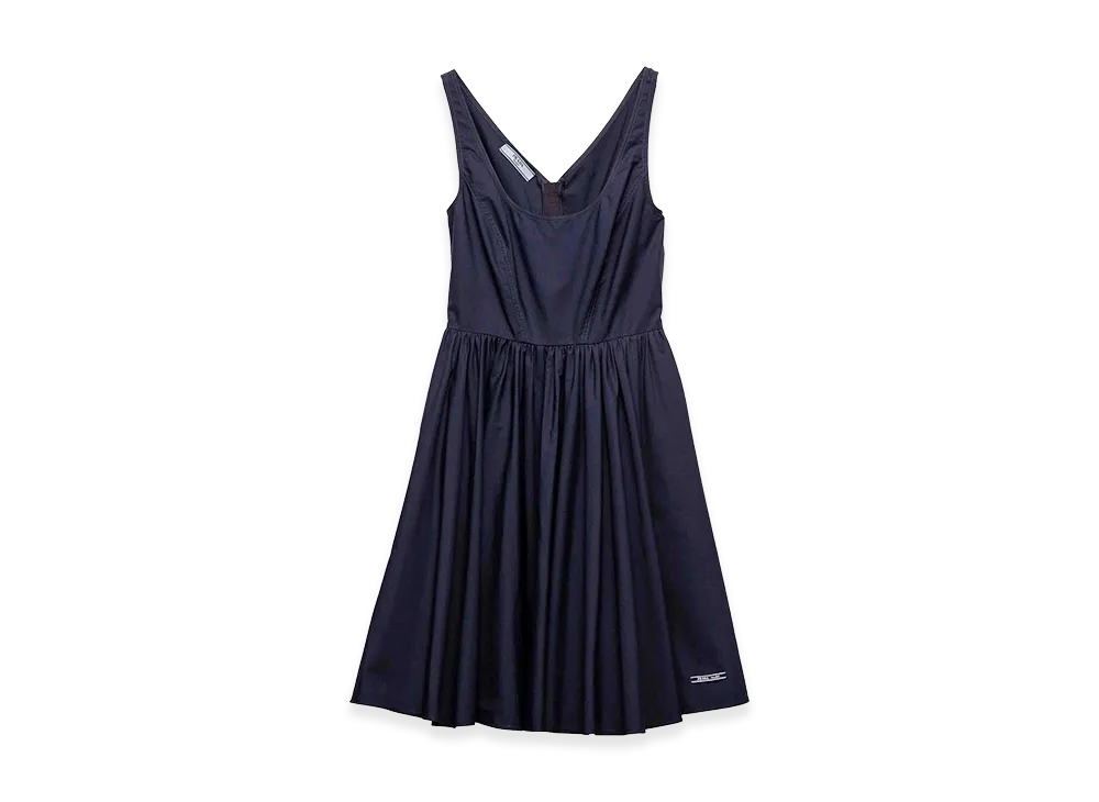 PRADA Wonen's Cotton Dress "Navy"