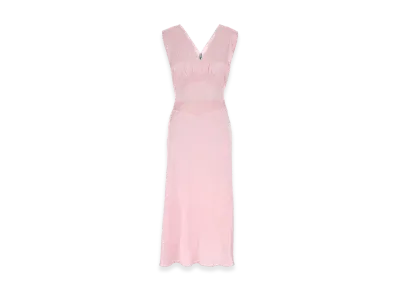 PRADA Women's Satin Dress "Pink"