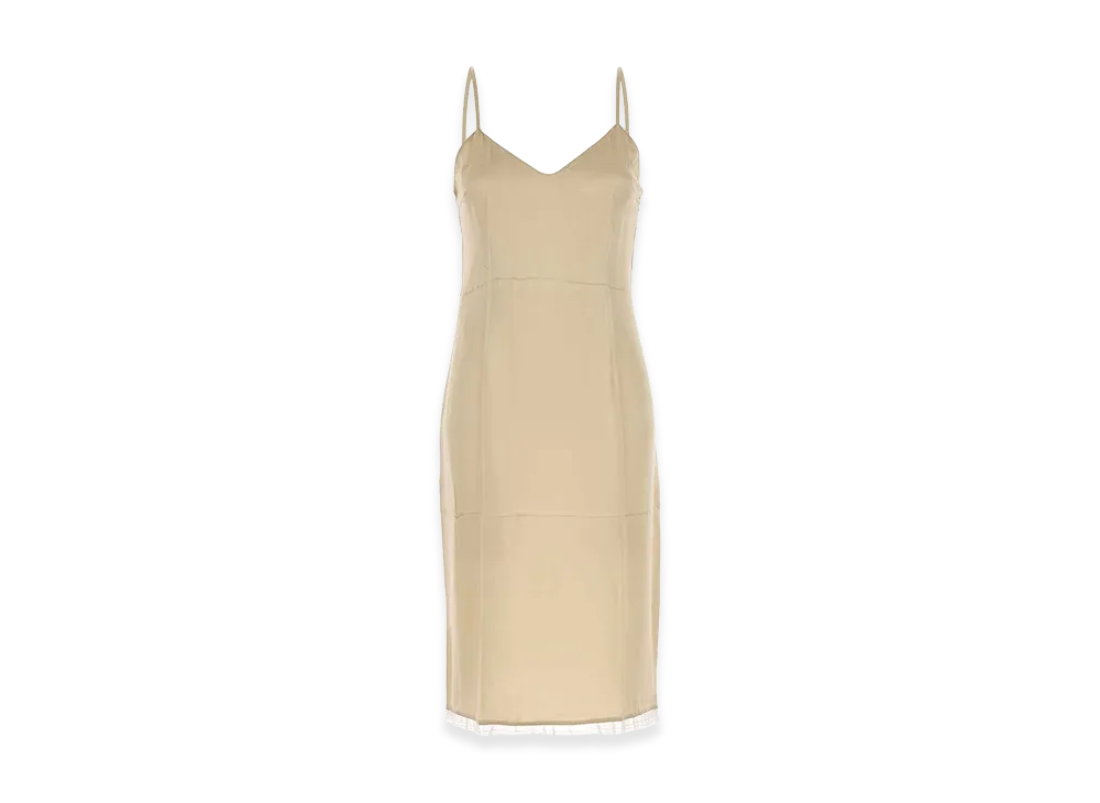 PRADA Women's Satin Dress "Beige"