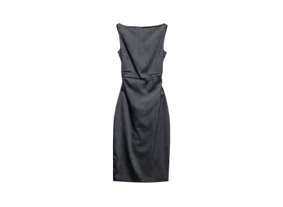PRADA Women's Stretch Kid Mohair Dress "Gray"