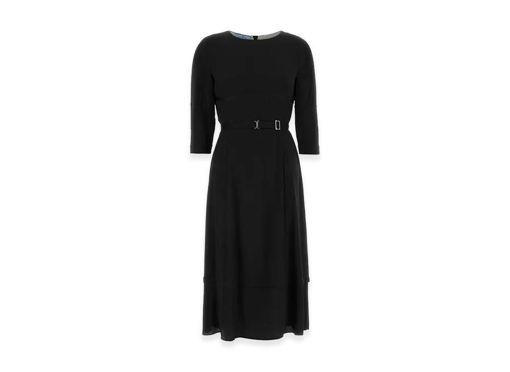 PRADA Women's Acetate Blend Dress "Black"