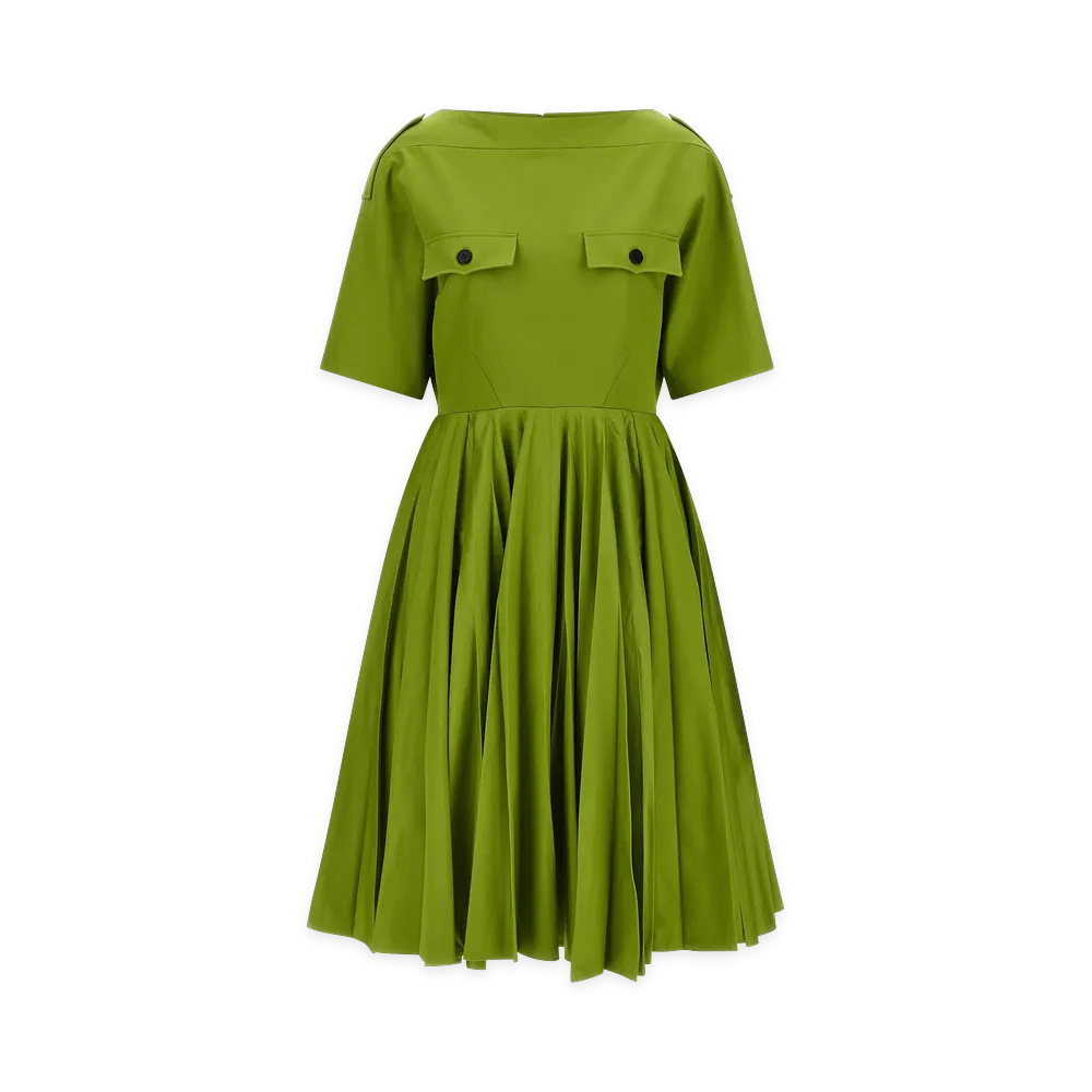 PRADA Women's Chinos Dress "Green"