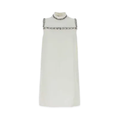 PRADA Women's Cotton Dress "White"
