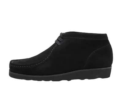 Padmore&Barnes Original Mid Suede "Black"