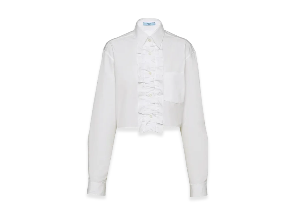 PRADA Women's Poplin Shirt "White"