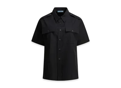 PRADA Women's Short Sleeve Shirt "Black"