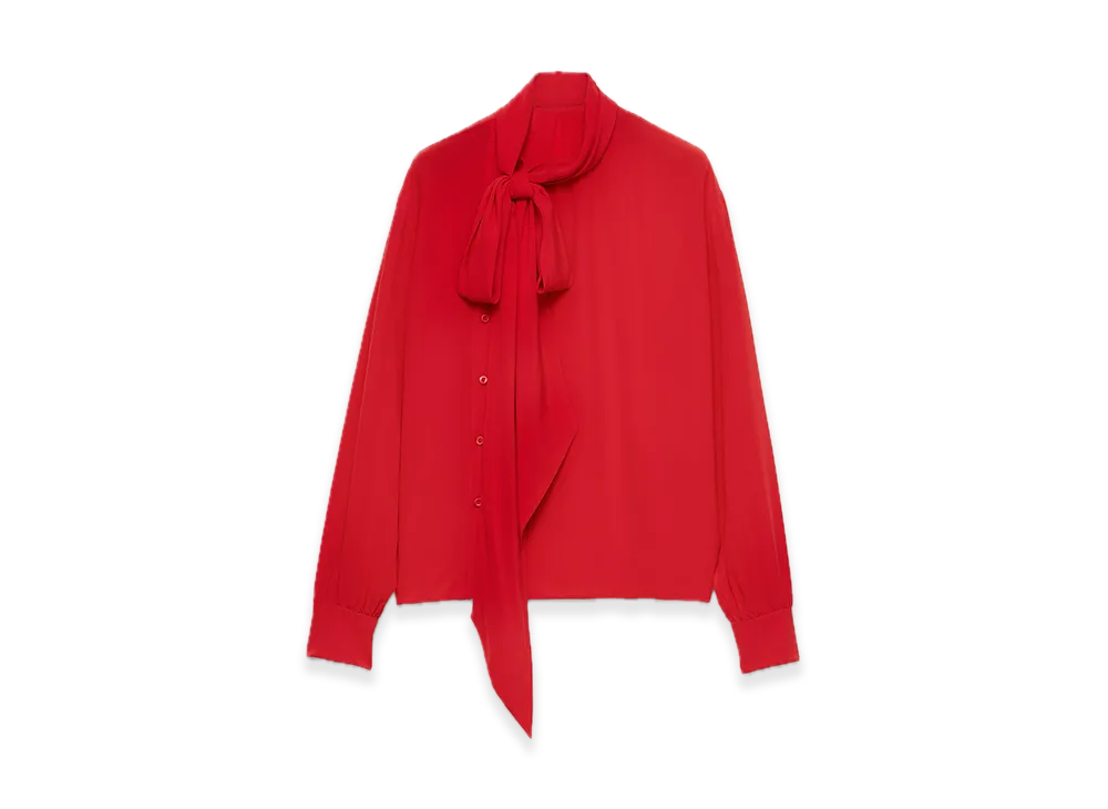 PRADA Marocain Shirt "Red"