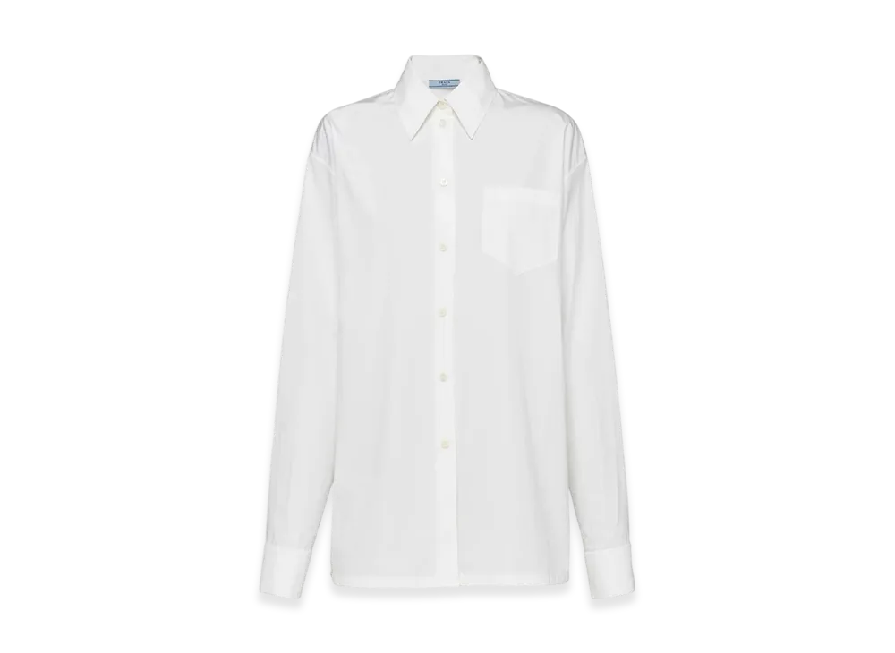 PRADA Women's Poplin Shirt "White"