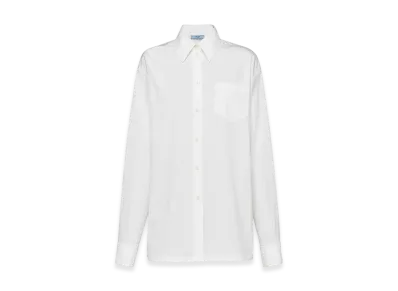 PRADA Women's Poplin Shirt "White"