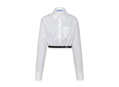 PRADA Women's Poplin Shirt "White"