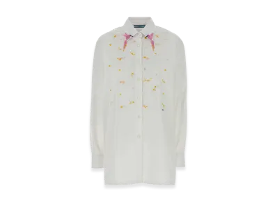 PRADA Wonen's Poplin Shirt "White"