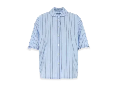PRADA Women's Embroidepoplin Shirt "Stripped"