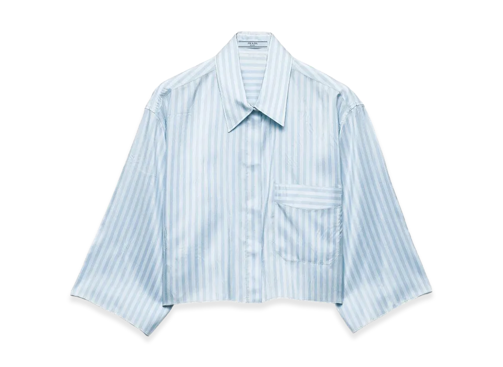 PRADA Women's Shirts "Clear Blue"