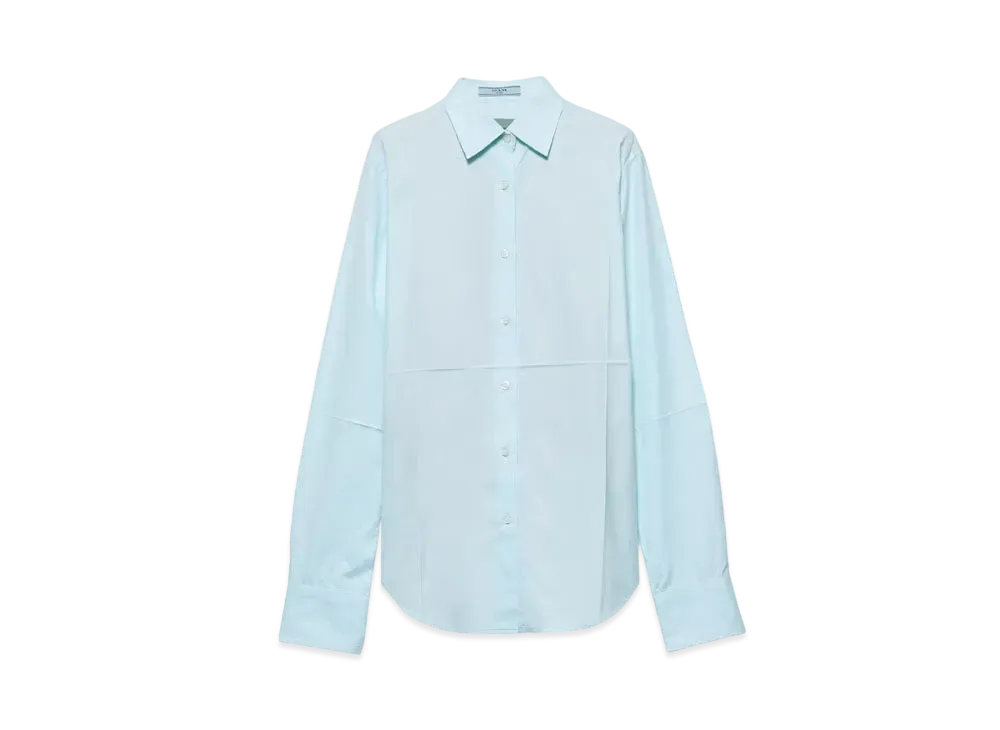 PRADA Women's Oxford Cotton Shirt "Pastel Green"