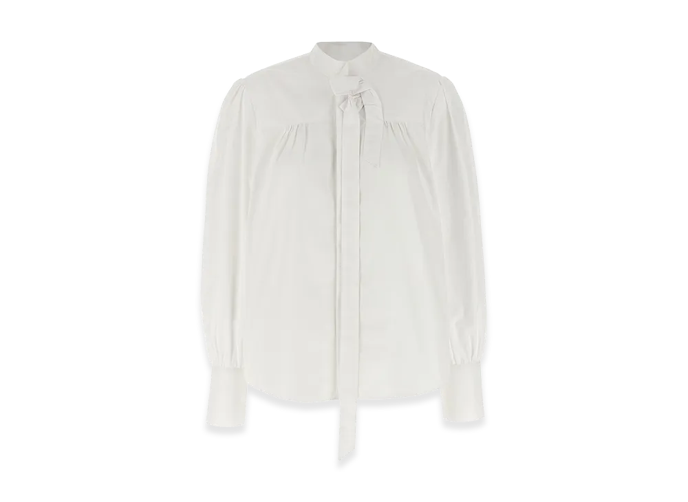 PRADA Women's Bow Shirt "White"
