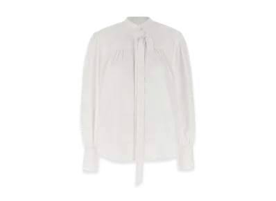 PRADA Women's Bow Shirt "White"