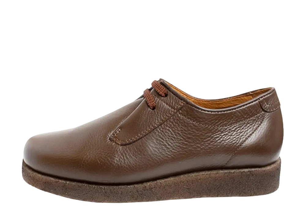 Padmore&Barnes Plain Toe Shoes Leather "Brown"