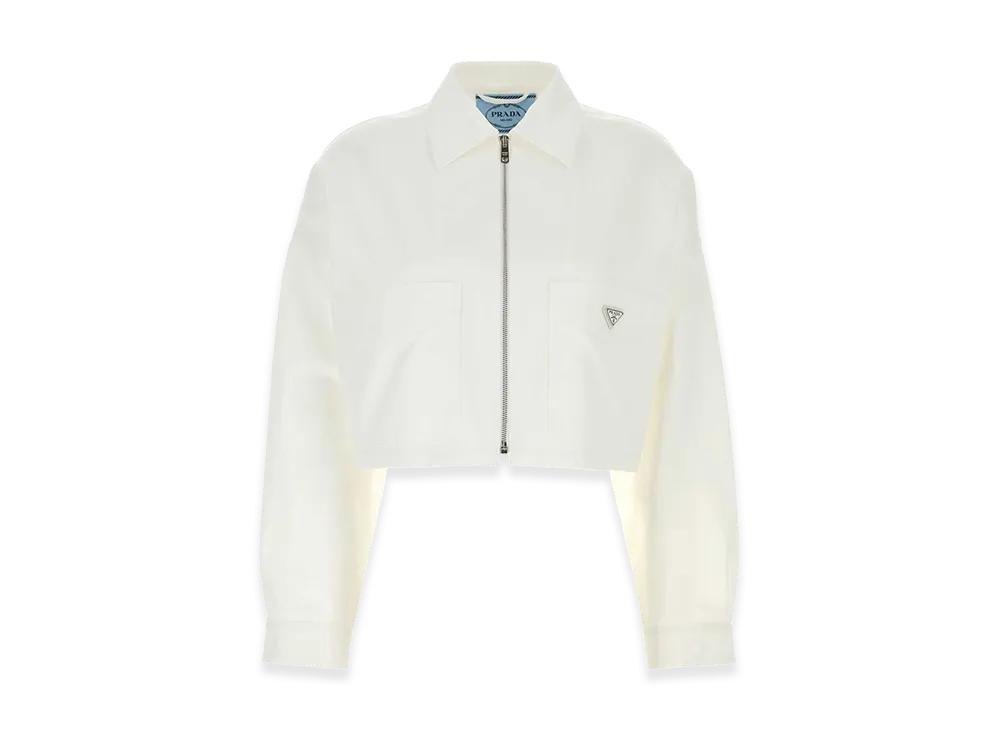 PRADA Women's Twill Jacket "White"