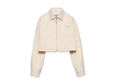 PRADA Chino Blouson Jacket "Natural"