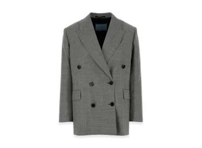 PRADA Women's Wool Blazer "Grey"