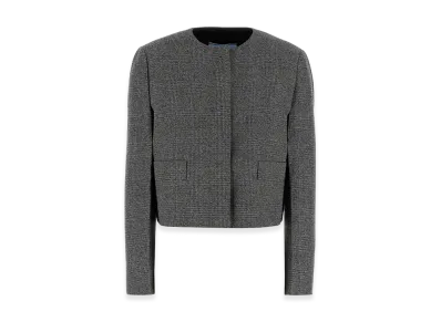 PRADA Women's Glencheck Blazer "Gray"