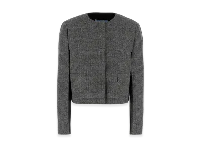 PRADA Women's Glencheck Blazer "Grey"