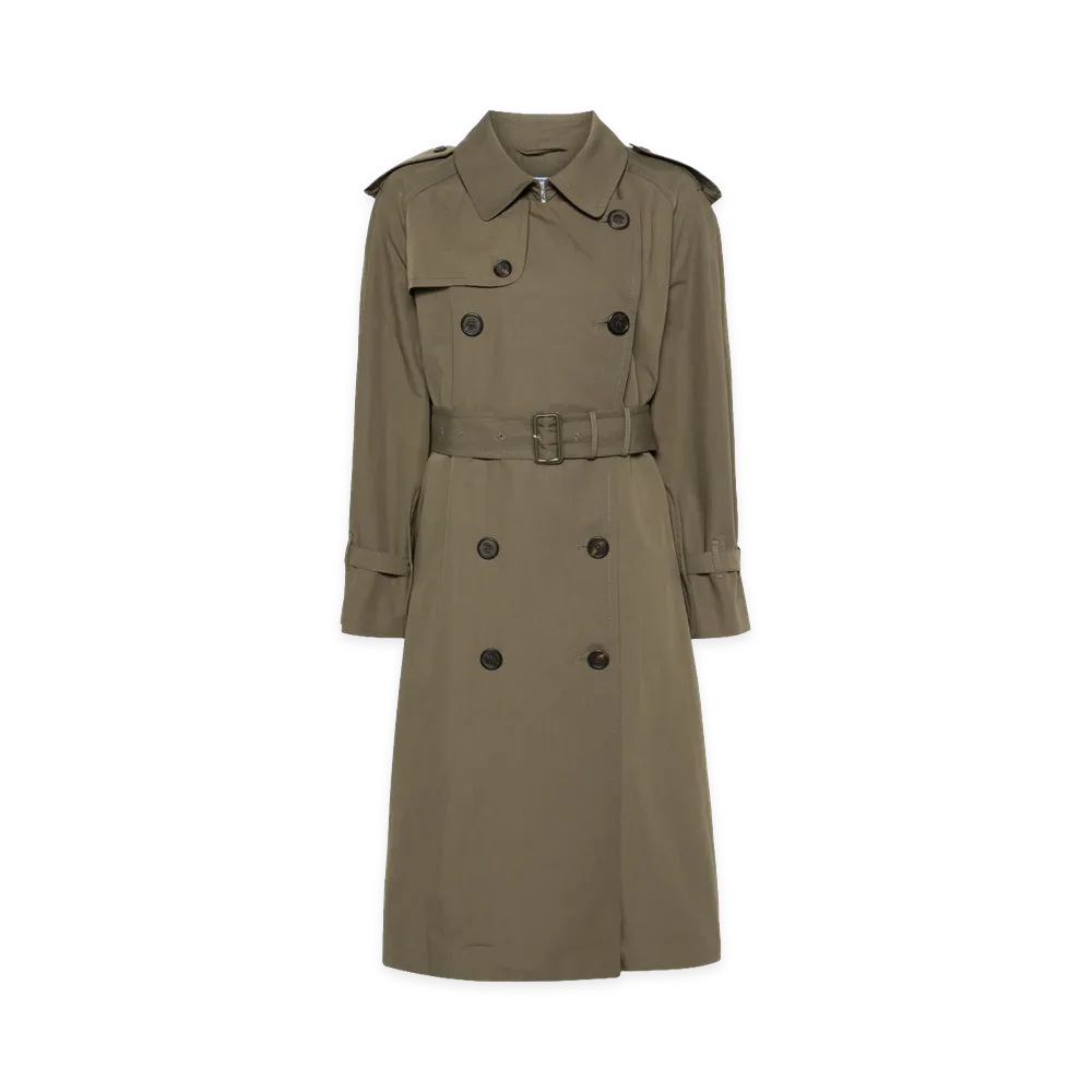 PRADA Women's Coats Kaki "Kaki"