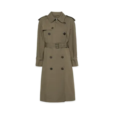 PRADA Women's Coats Kaki "Kaki"