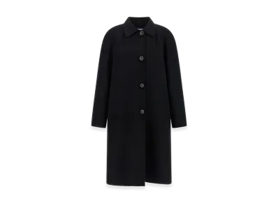 PRADA Women's Wool Blend Coat "Black"