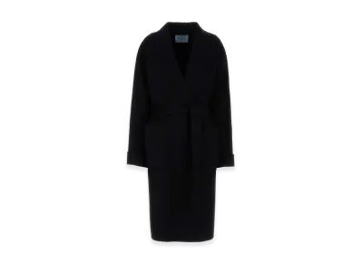 PRADA Women's Wool Blend Coat "Black"