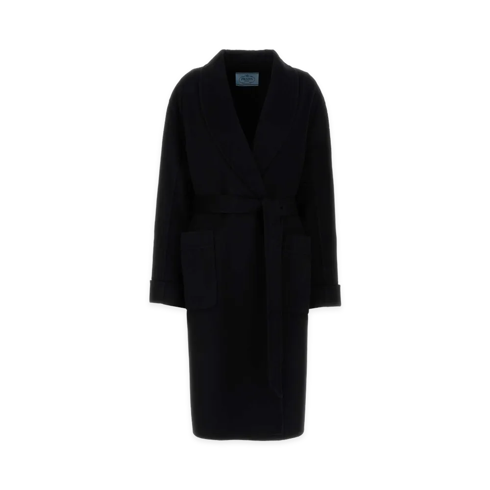 PRADA Women's Coat "Black"