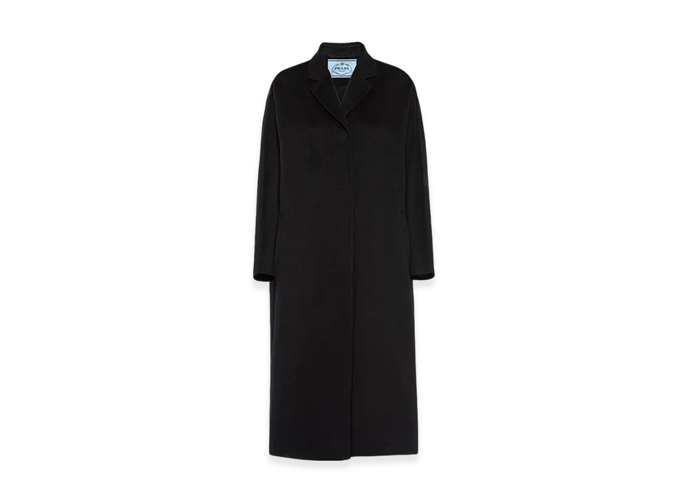 PRADA Women's Single Breasted Coat "Black"