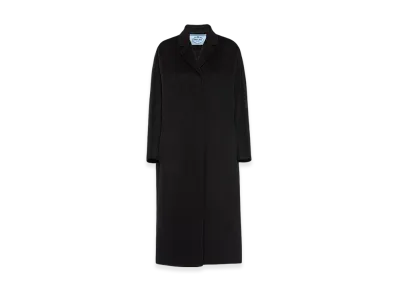 PRADA Women's Single Breasted Coat "Black"