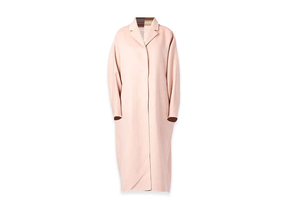 PRADA Women's Single Breasted Coat "Powder Pink"
