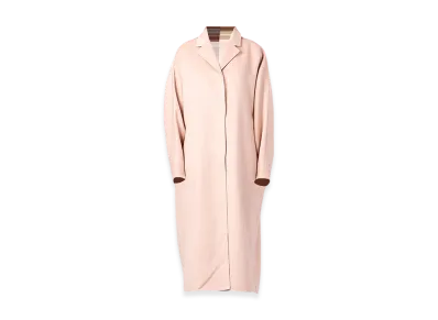 PRADA Women's Single Breasted Coat "Powder Pink"