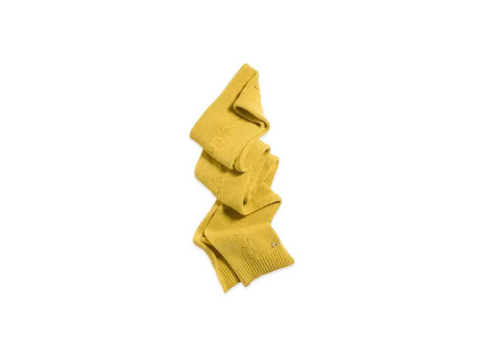 CHANEL Scarf Wool "Yellow"