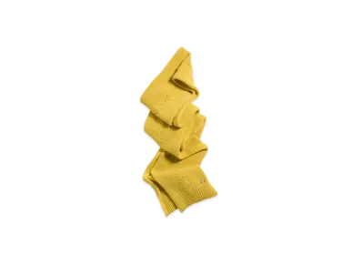 CHANEL Scarf Wool "Yellow"