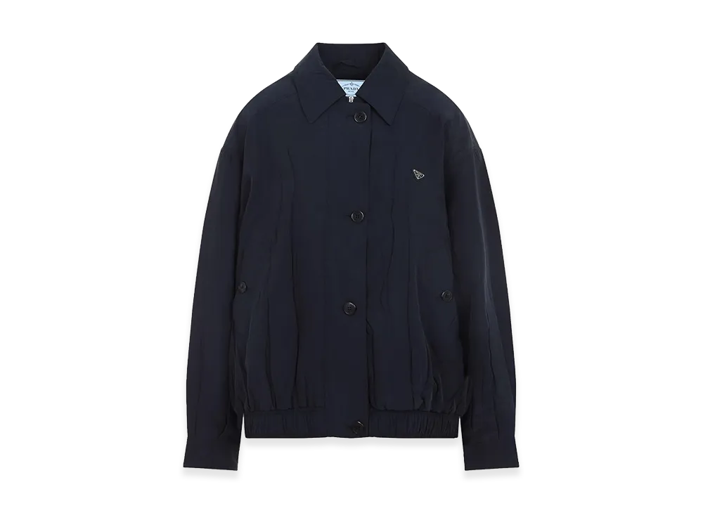PRADA Women's Silk Jacket "Dark Blue"